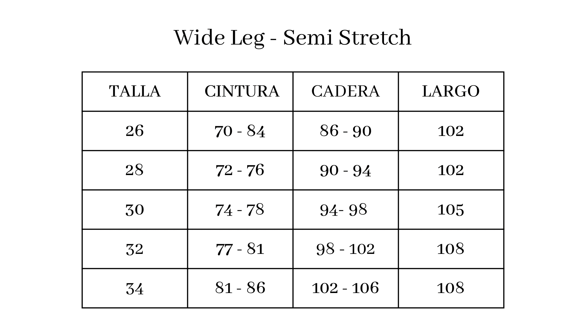 Wide Leg Hielo Semi Stretch