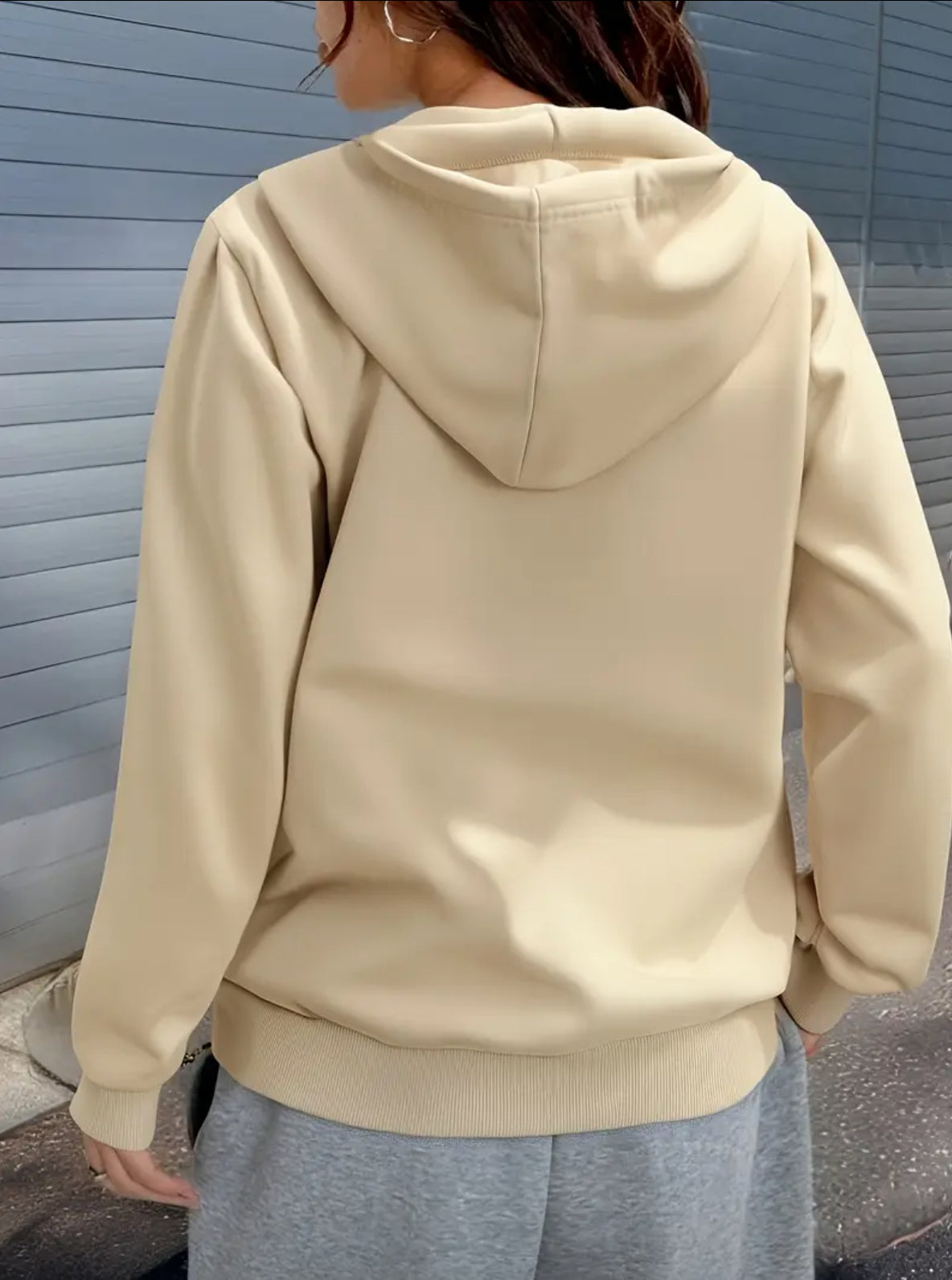 Hoodie Beige