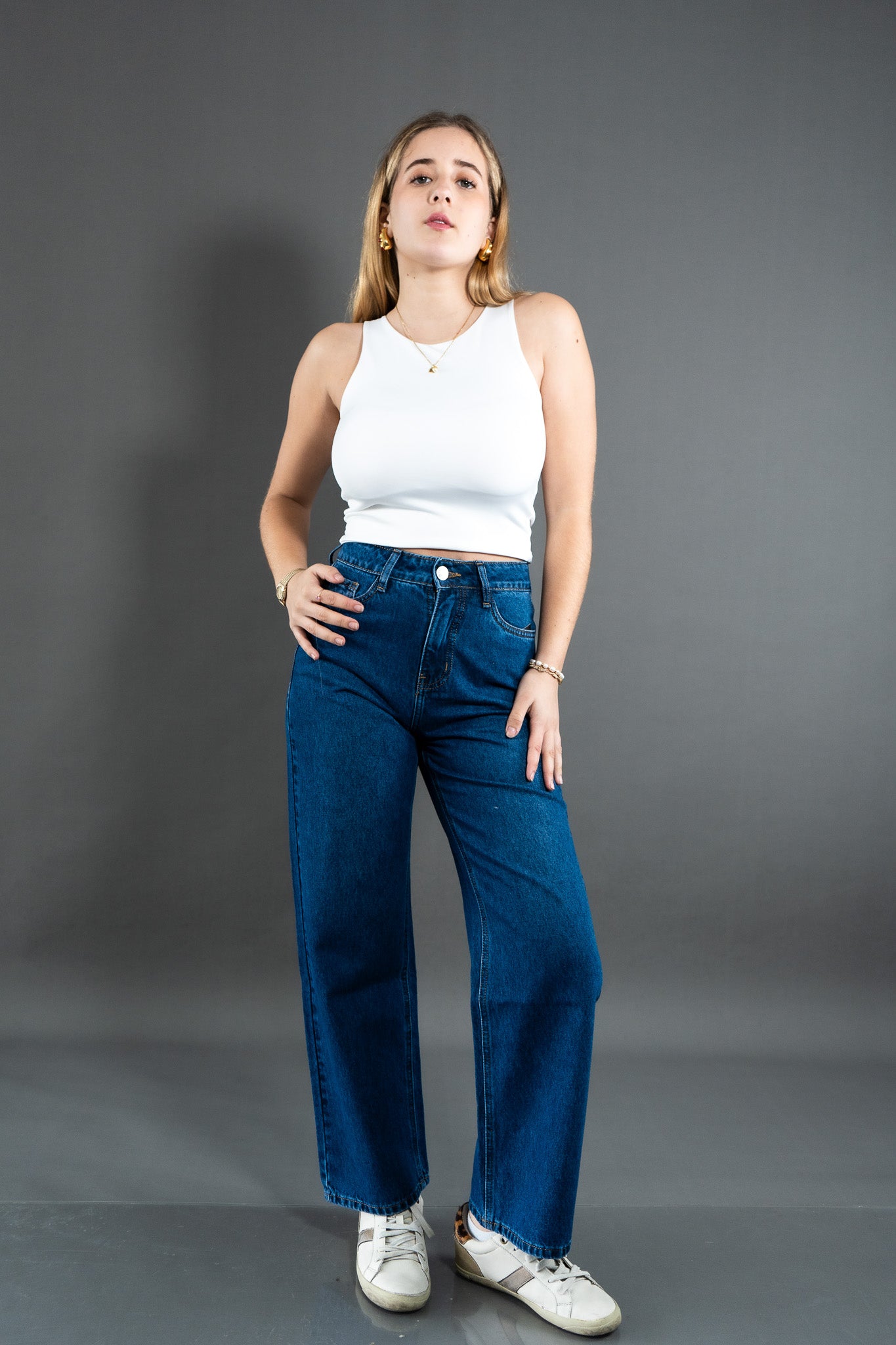 Wide Leg Azul