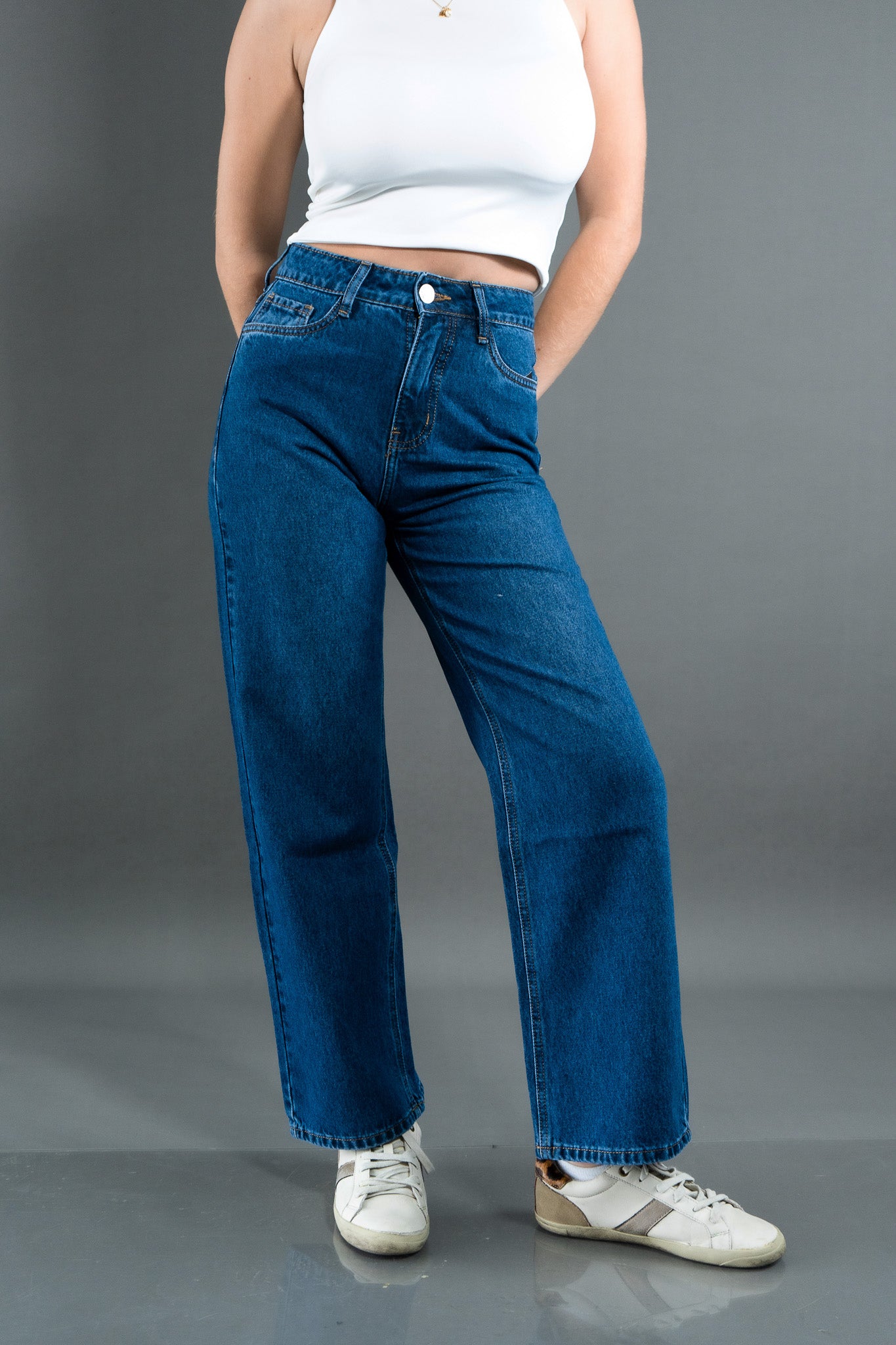 Wide Leg Azul