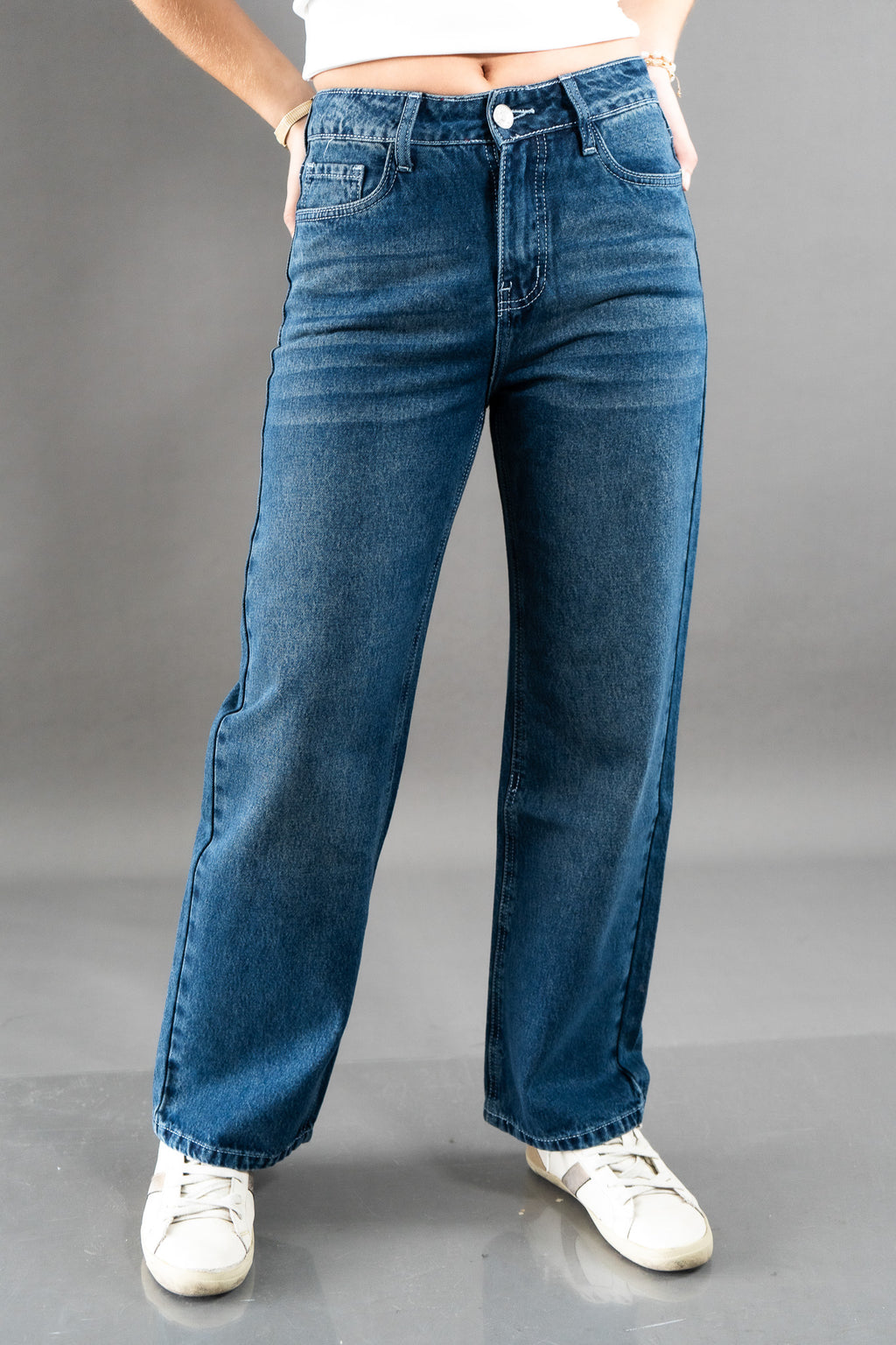 Wide Leg Verde Oxido