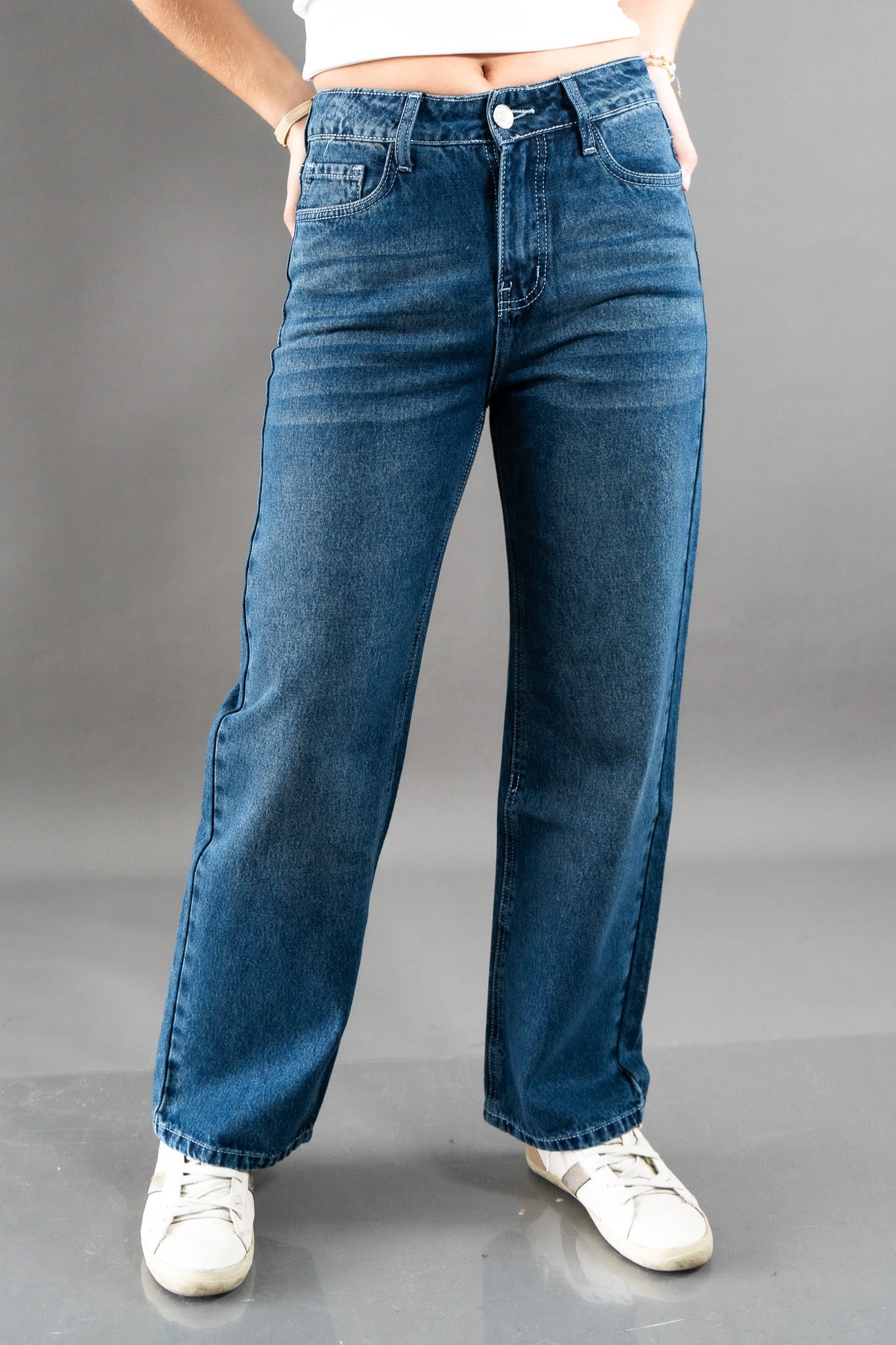 Wide Leg Verde Oxido