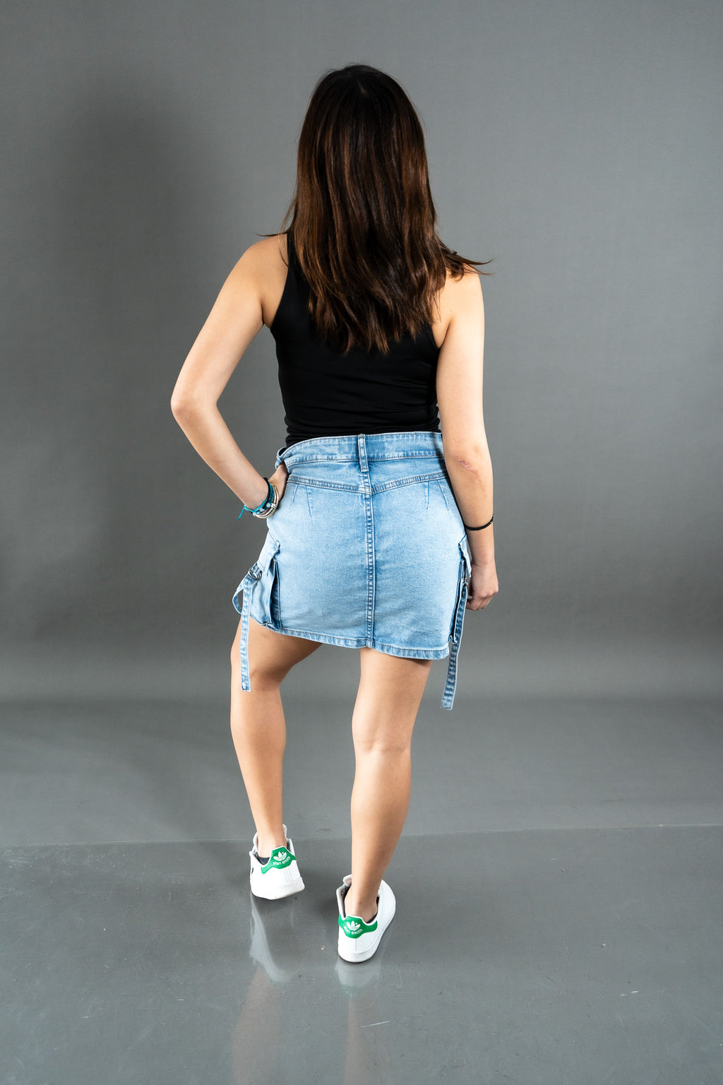 Falda Short Cargo Hielo