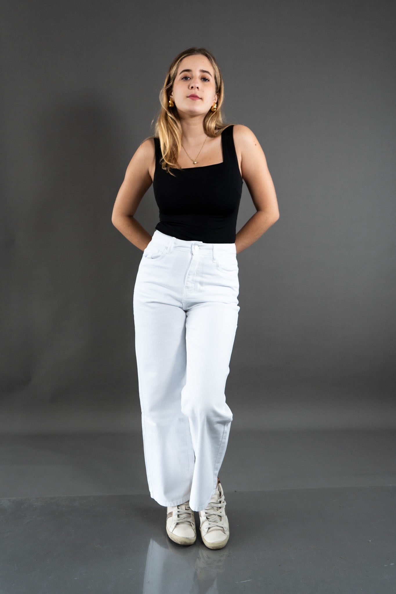 Wide Leg Blanco