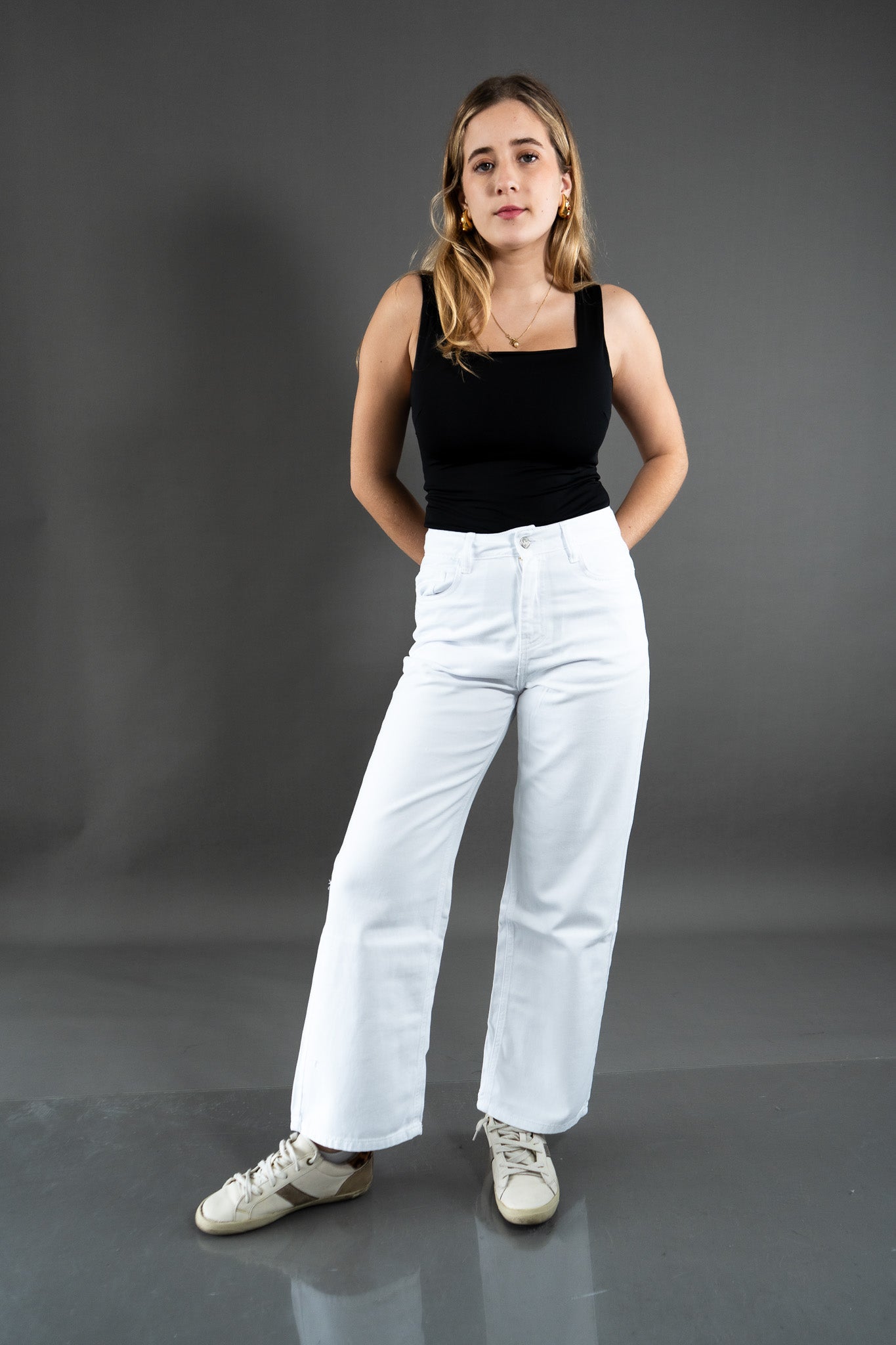 Wide Leg Blanco