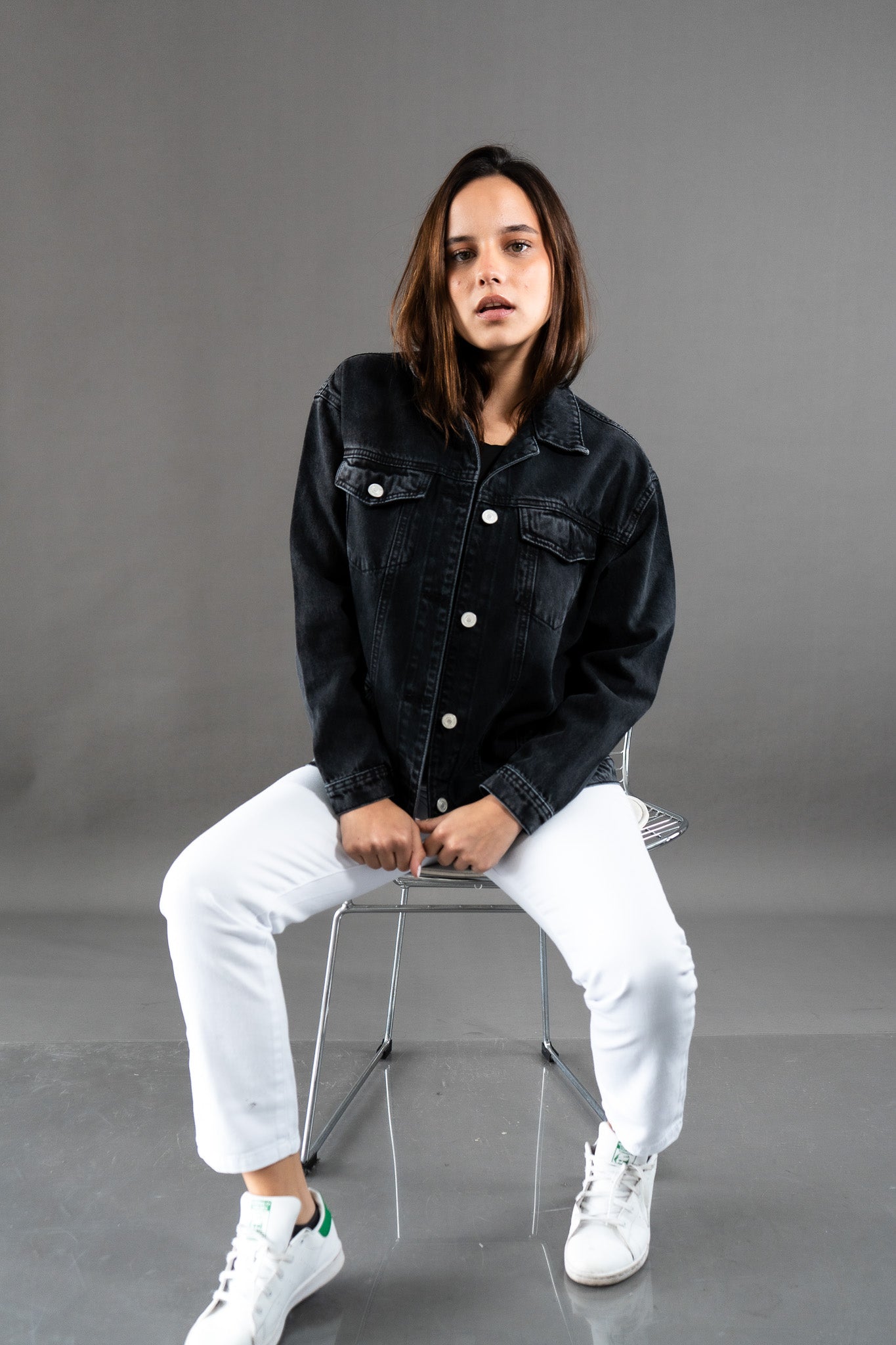 Jacket Oversize Plomo