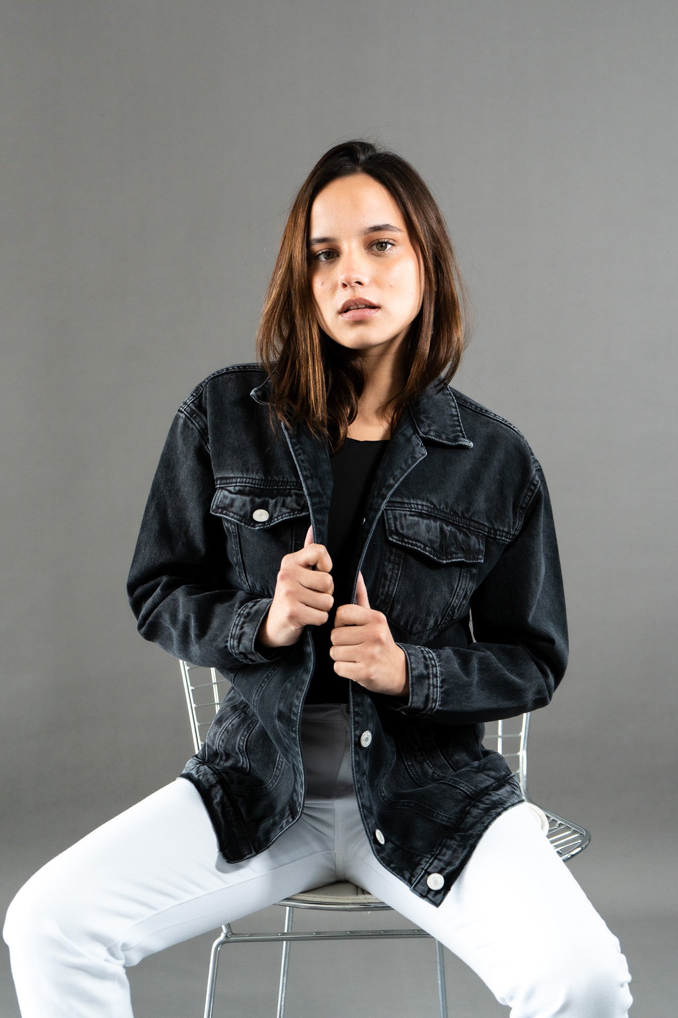 Jacket Oversize Plomo