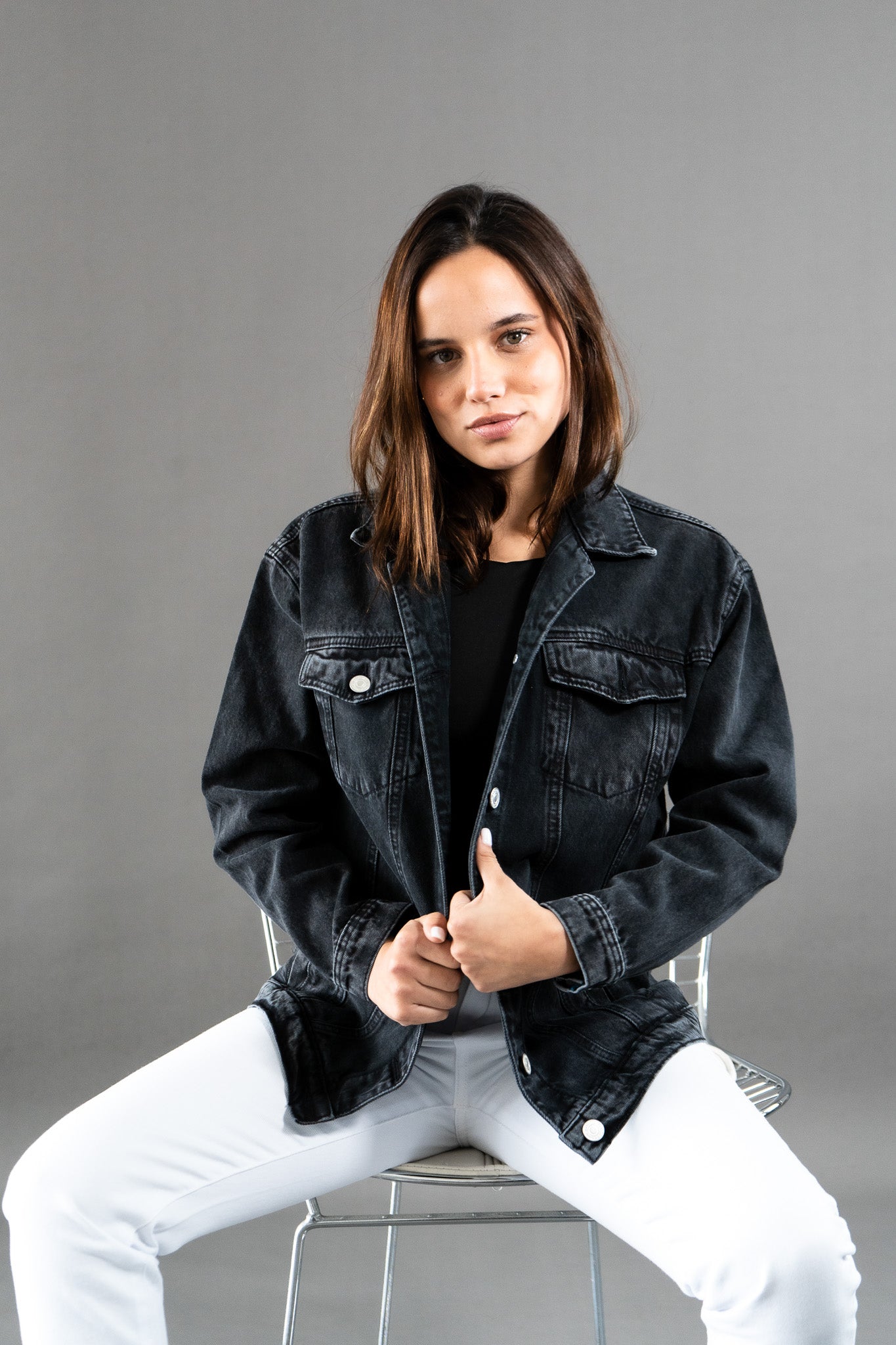 Jacket Oversize Plomo