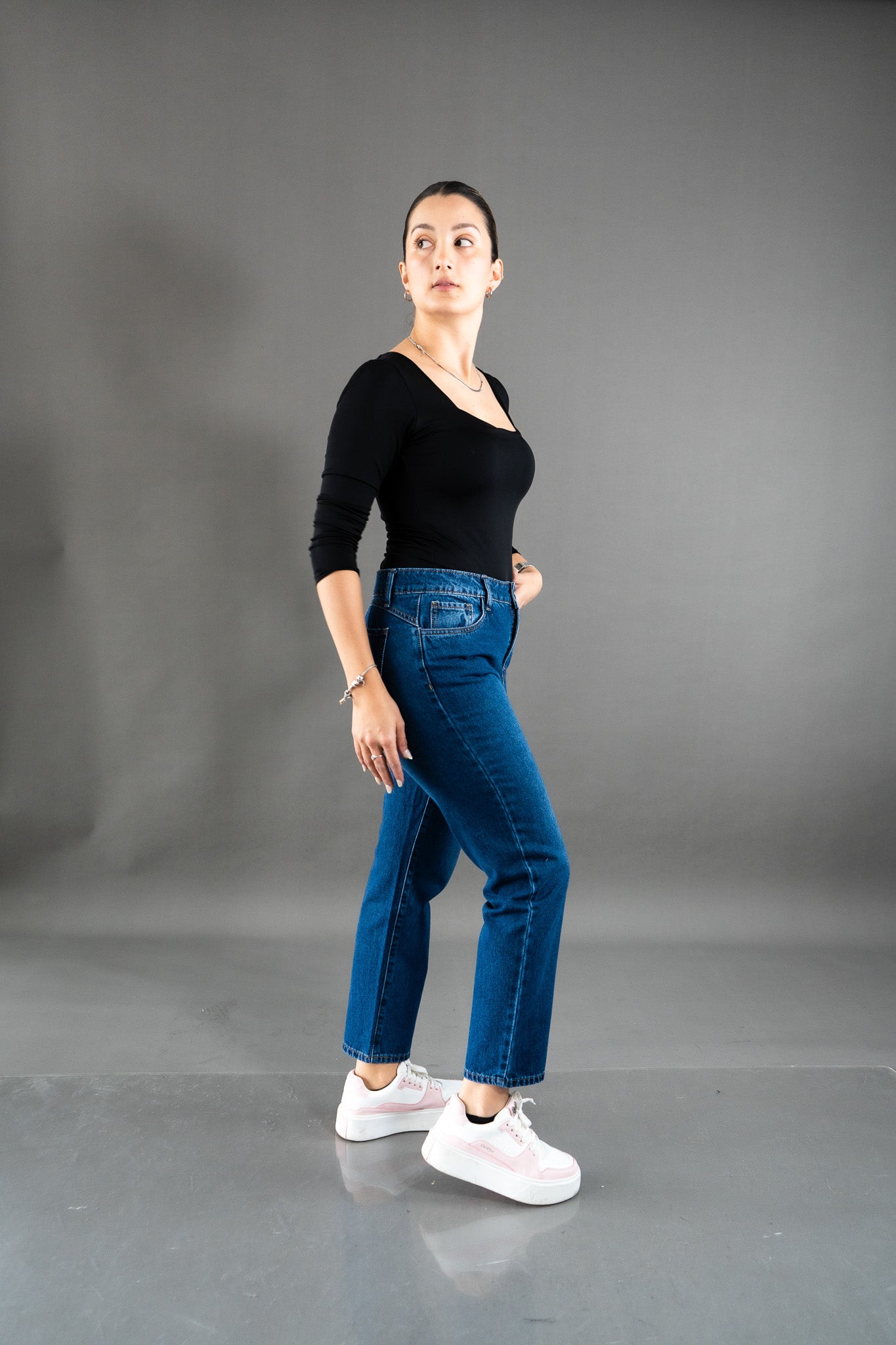 Mom Jean Azul