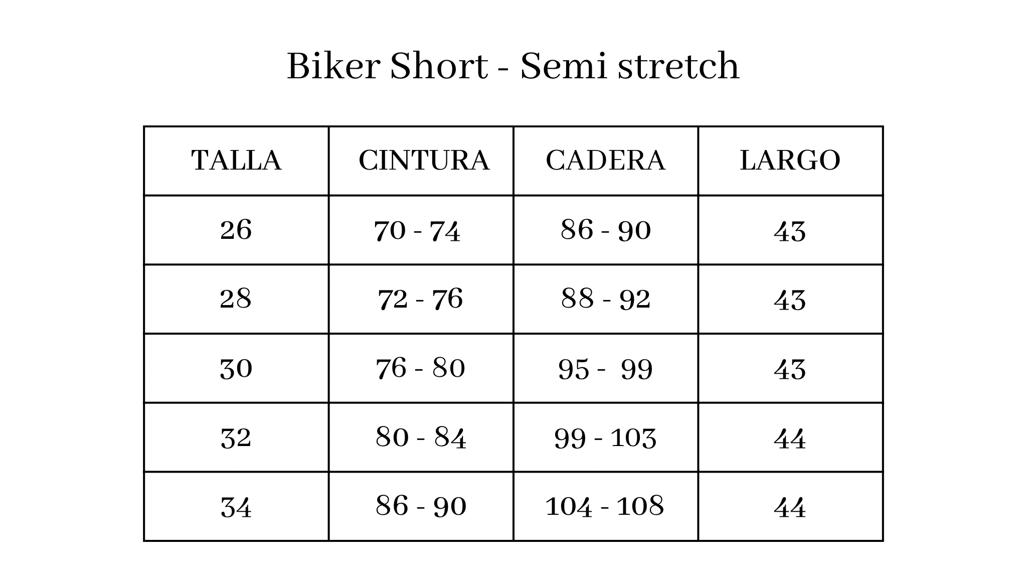 Biker Short Celeste
