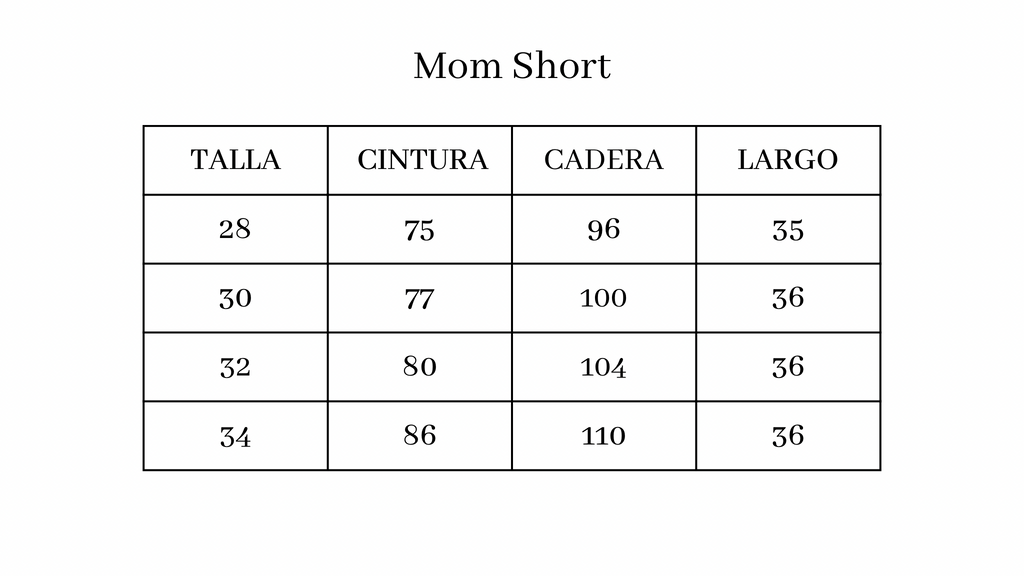 Mom Short Hielo