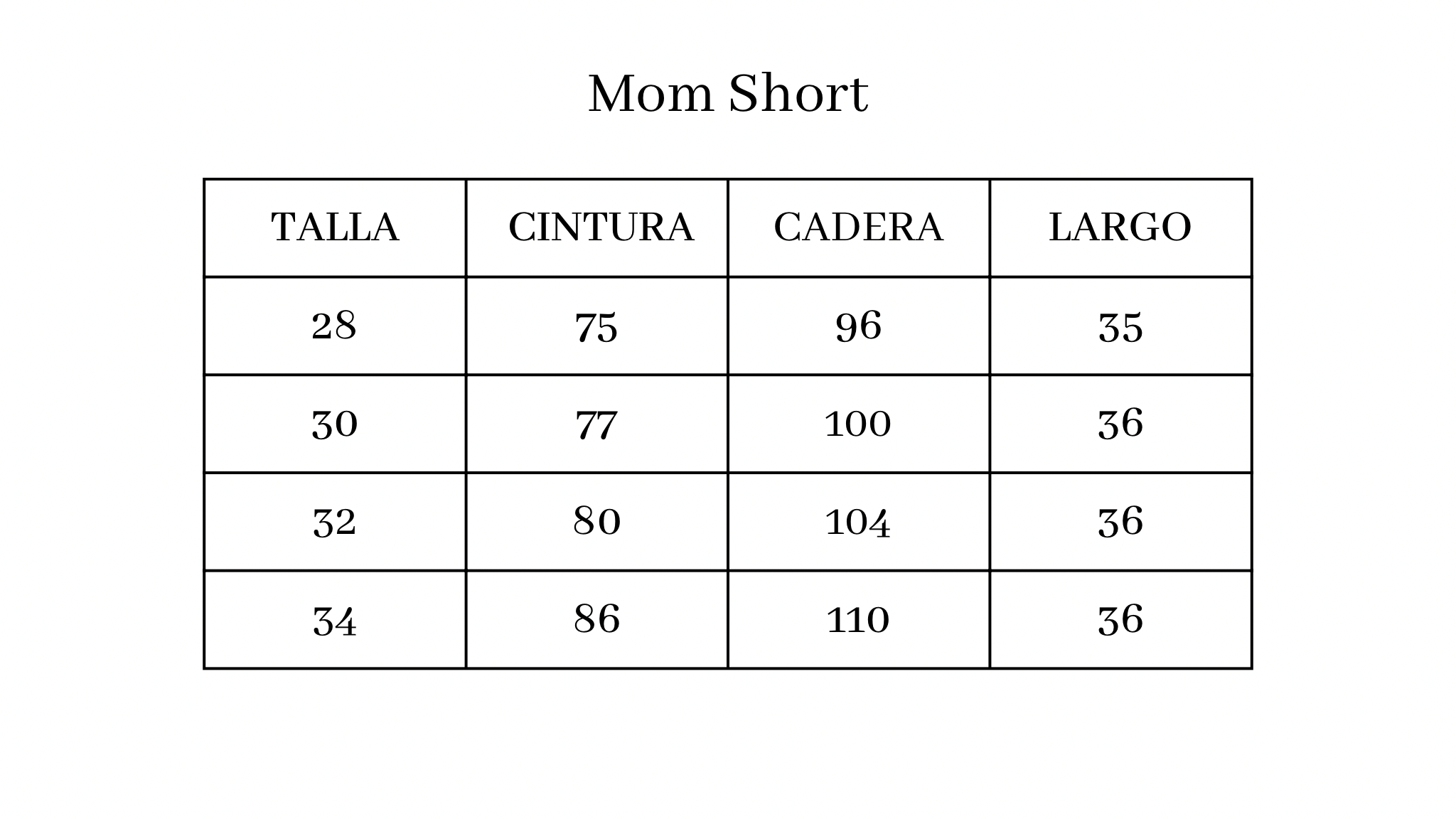 Mom Short Hielo