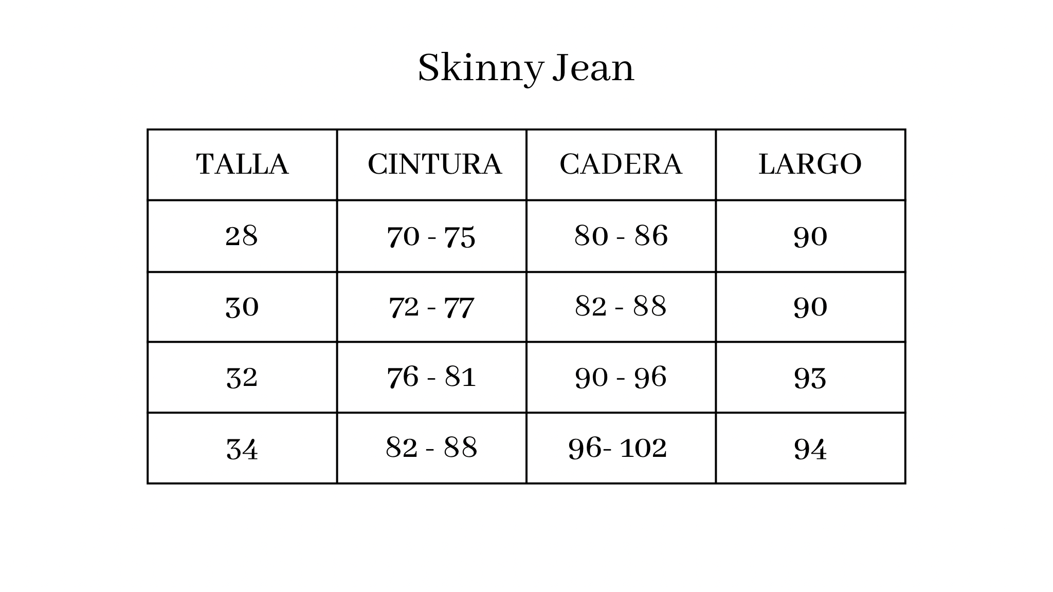 Skinny Jean Hielo